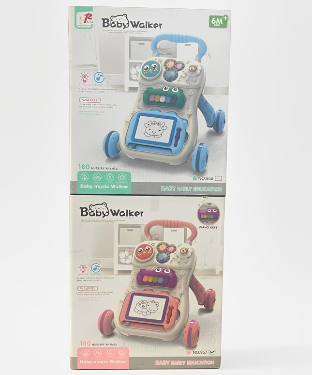 مشاية أطفال تعليمية | Baby walker with piano keys