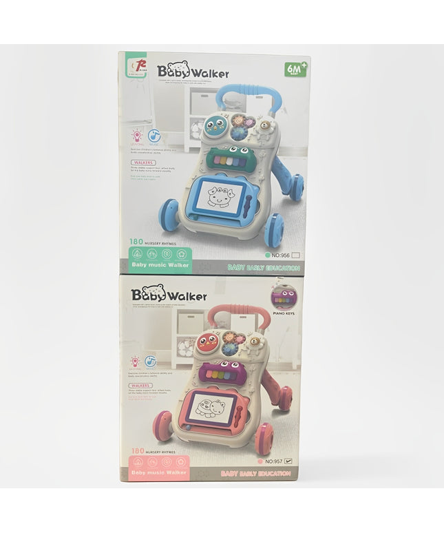 مشاية أطفال تعليمية | Baby walker with piano keys