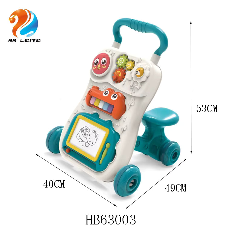 مشاية أطفال تعليمية | Baby walker with piano keys