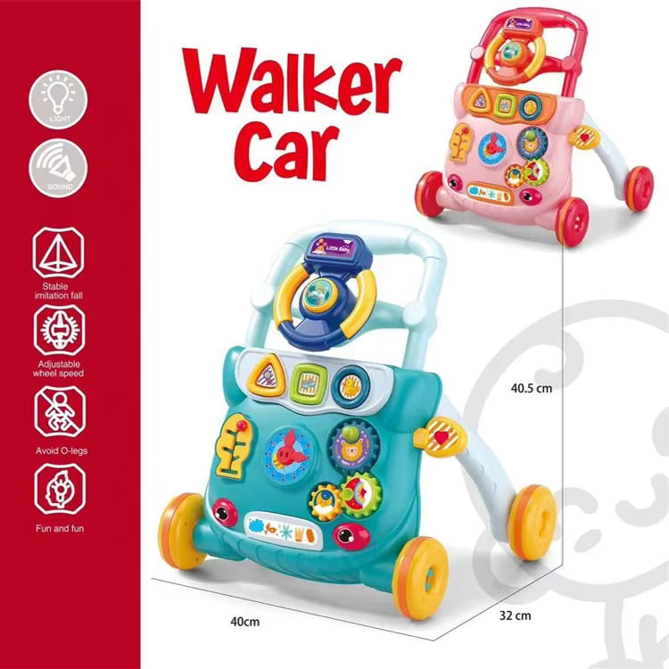 Walker 4 in 1 With Wheels and Seat مشاية اطفال