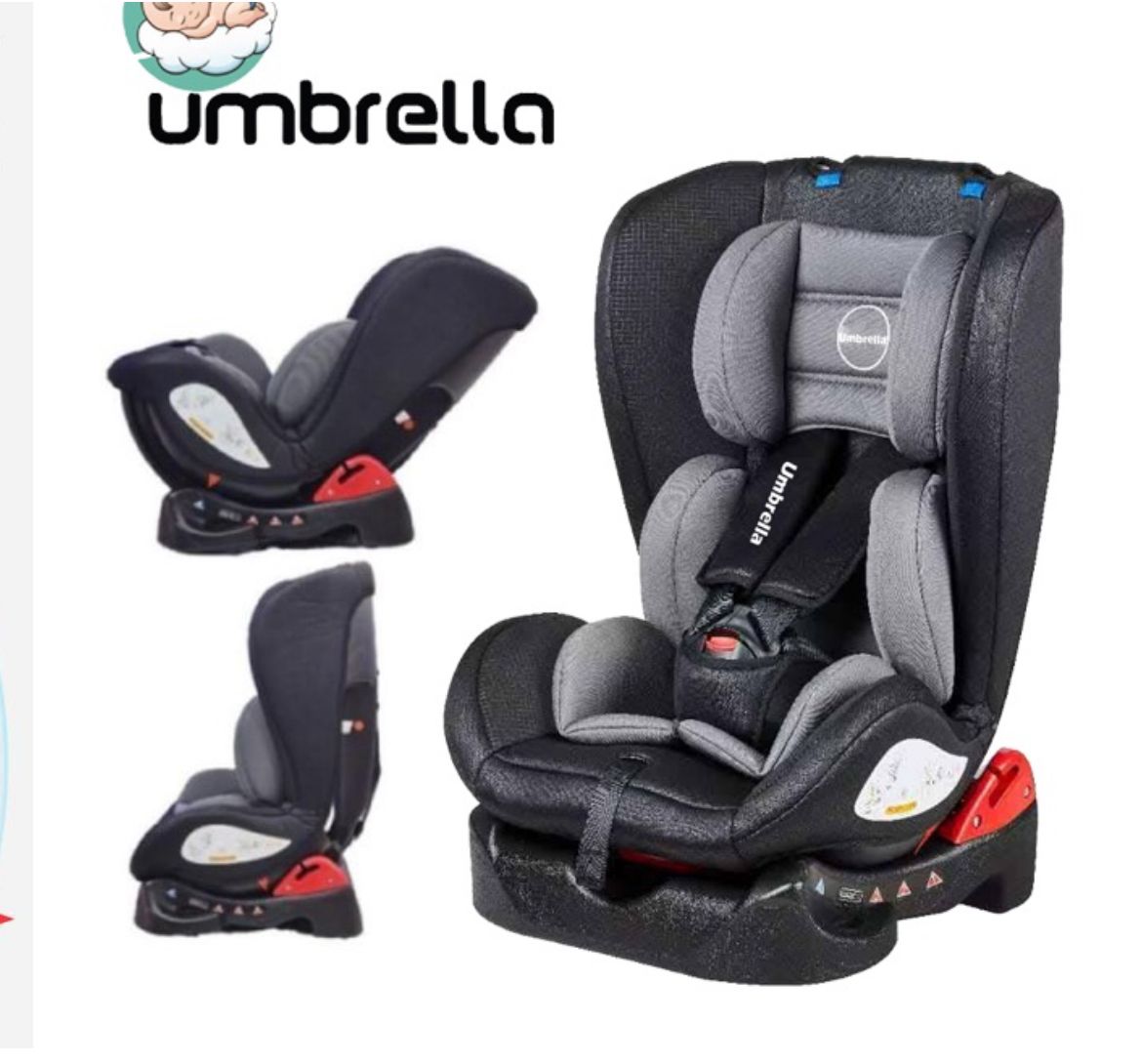 Umbrella Multi-Stage Car Seat from Birth to 4 Years - Black | كرسي سياره من امبريلا متعدد المراحل من عمر الولاده الي ٤ سنوات -اسود