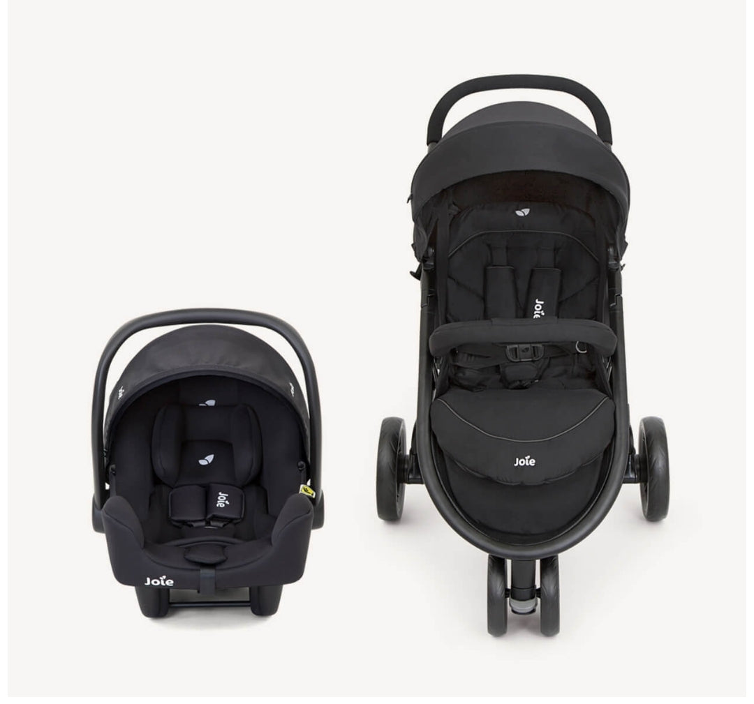 Joie Litetrax 3 Travel System Coal