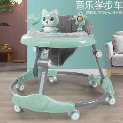 مشاية أطفال دائري معدن شكل قطة | baby Walker cat shape
