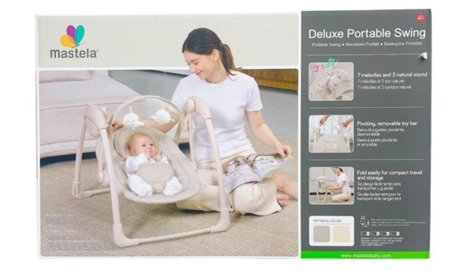 Mastela Portable Swing | أرجوحة ماستيلا ديلوكس المحمولة