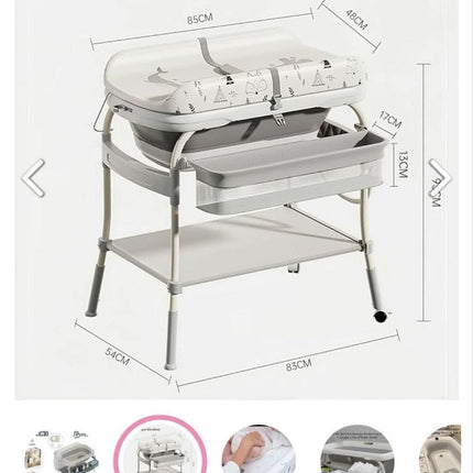 ترابيزه غيار و بانيو استحمام من بوبي بابا |
Popypapa Baby bath stand & diaper changer