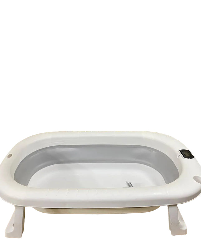 Silicone Baby Bathtub with Thermometer |  بانيو استحمام ب ترمومتر