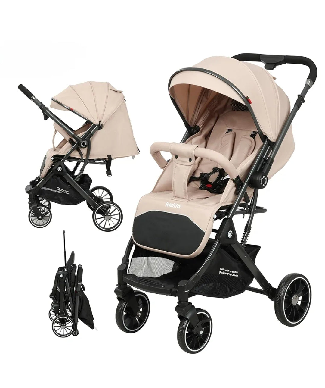 Kidilo Stroller 535 | عربية أطفال من كيديلو ذراع قلاب
