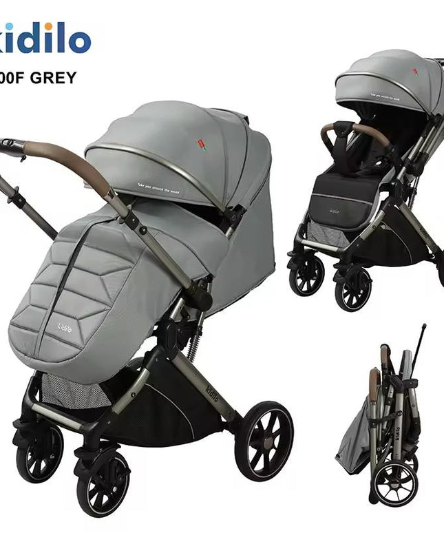 Kidilo Stroller 6600F With Cover |  عربية كيديلو بغطاء شتوى