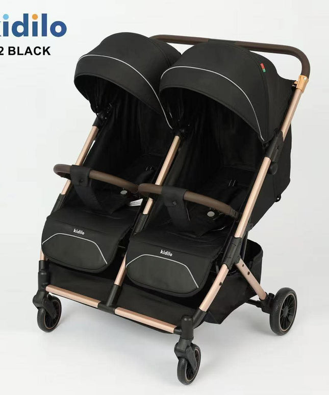 Kidilo Twin Stroller T22 | عربة أطفال توأم كيديلو T22